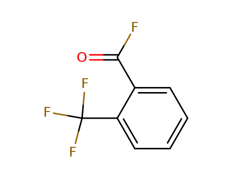 Molecular Structure of 312-96-9 (2-(Trifluoromethyl)benzoyl fluoride)