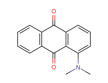 Molecular Structure of 5960-55-4 (9,10-Anthracenedione, 1-(dimethylamino)-)