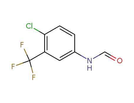Molecular Structure of 656-96-2 (N-[4-chloro-3-(trifluoromethyl)phenyl]formamide)
