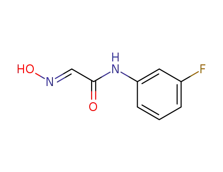 Molecular Structure of 350-78-7 ((2E)-N-(3-FLUOROPHENYL)-2-(HYDROXYIMINO)ACETAMIDE)