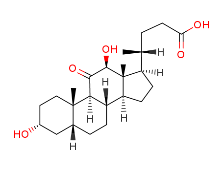 5b-Cholan-24-oic acid, 3a,12b-dihydroxy-11-oxo- (8CI) cas  15173-30-5