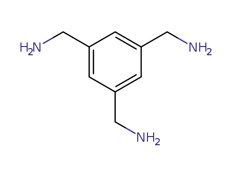 Molecular Structure of 77372-56-6 (1,3,5-tris(aminomethyl)benzene)