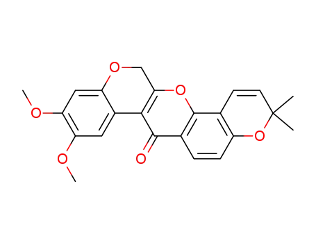 Molecular Structure of 3466-23-7 (Dehydrodeguelin)