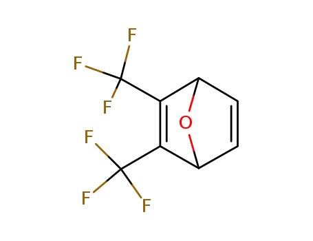 Molecular Structure of 651-91-2 (7-Oxabicyclo[2.2.1]hepta-2,5-diene, 2,3-bis(trifluoromethyl)-)