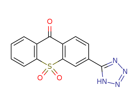 9H-Thioxanthen-9-one,3-(2H-tetrazol-5-yl)-, 10,10-dioxide