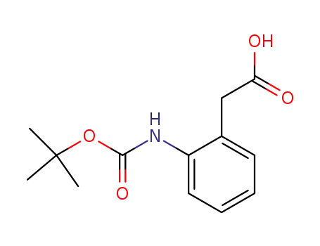 Molecular Structure of 135807-51-1 (BOC-(2-AMINOPHENYL)ACETIC ACID)