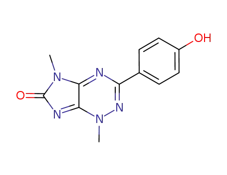Molecular Structure of 1142408-76-1 (3-(4-hydroxyphenyl)-1,5-dimethyl-1H-imidazo[4,5-e][1,2,4]triazin-6(5H)-one)