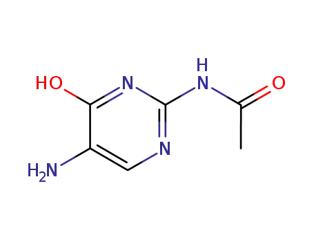 Molecular Structure of 3005-73-0 (N-(5-amino-6-oxo-1,6-dihydropyrimidin-2-yl)acetamide)