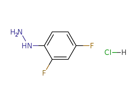 Molecular Structure of 51523-79-6 (2,4-Difluorophenylhydrazine hydrochloride)