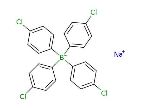 Molecular Structure of 14644-80-5 ((4-chlorocyclohex-1-yliumyl)[tris(4-chlorophenyl)]borate(1-))
