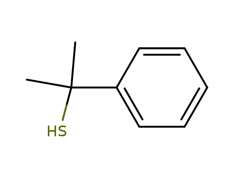 Molecular Structure of 16325-88-5 (ALPHA,ALPHA-DIMETHYLBENZYL MERCAPTAN)