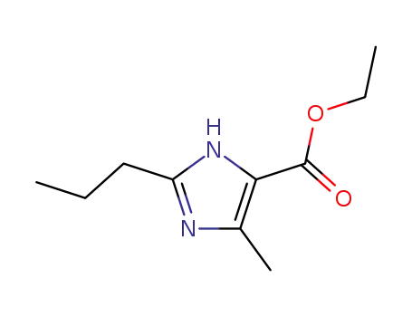Molecular Structure of 146650-89-7 (ethyl 5-methyl-2-propyl-3H-imidazole-4-carboxylate)