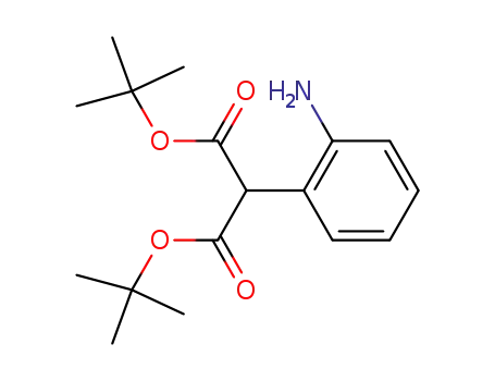 Molecular Structure of 382150-70-1 (1,3-di-tert-butyl 2-(2-aminophenyl)propanedioate)