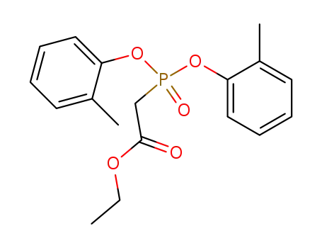 Molecular Structure of 188945-41-7 (DI-O-TOLYLPHOSPHONOACETIC ACID ETHYL ESTER)