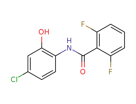 Molecular Structure of 1431459-74-3 (N-(4-chloro-2-hydroxyphenyl)-2,6-difluorobenzamide)