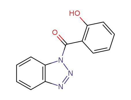 Molecular Structure of 347370-91-6 ((1H-benzo[d][1,2,3]triazol-1-yl)(2-hydroxyphenyl)methanone)