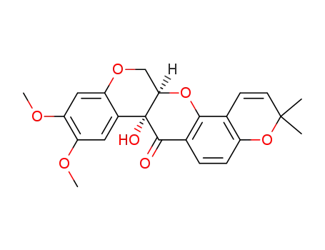 Molecular Structure of 76-80-2 ((-)-TEPHROSIN)