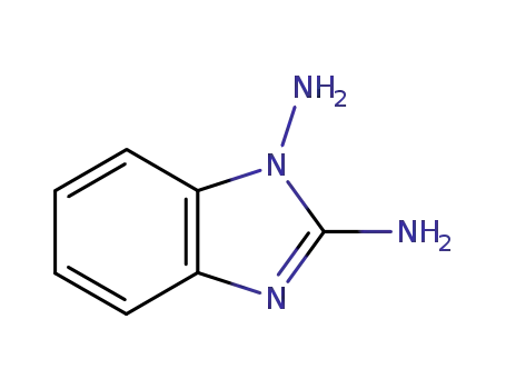Molecular Structure of 29540-87-2 (1H-Benzimidazole-1,2-diamine(9CI))