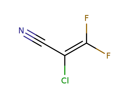 Molecular Structure of 667-42-5 (2-chloro-3,3-difluoro-acrylonitrile)