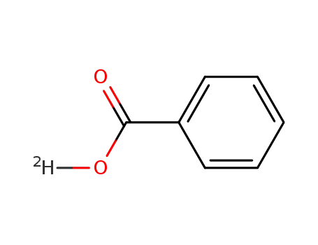 Molecular Structure of 1005-01-2 (Benzoic acid-d)