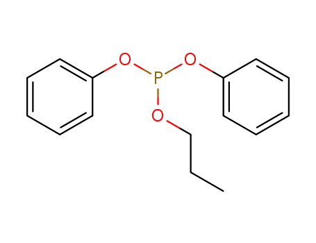 Molecular Structure of 14862-35-2 (phosphoric acid diphenyl ester-propyl ester)