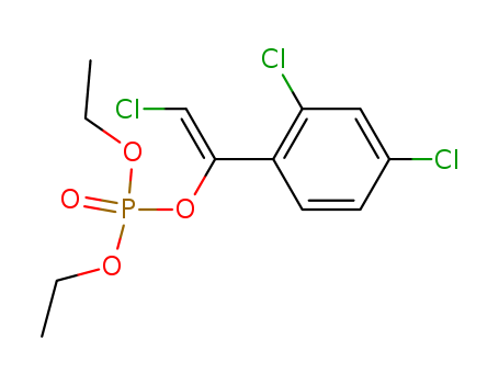 Phosphoric acid,(1Z)-2-chloro-1-(2,4-dichlorophenyl)ethenyl diethyl ester