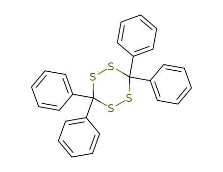 Molecular Structure of 189503-05-7 (3,3,6,6-tetraphenyl-1,2,4,5-tetrathiane)