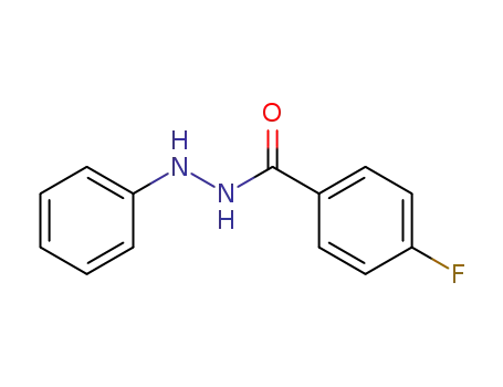 Molecular Structure of 1496-02-2 (p-Fluorobenzoic acid 2-phenylhydrazide)