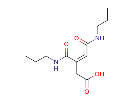 Molecular Structure of 1242516-62-6 ((Z)-3,4-bis(propylcarbamoyl)but-3-enoic acid)