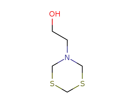 Molecular Structure of 88891-55-8 (2-(1,3,5-Dithiazinan-5-yl)ethanol)