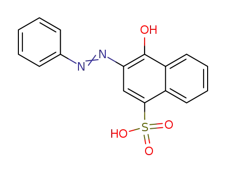 2-benzeneazo-1-naphthol-4-sulfonic acid