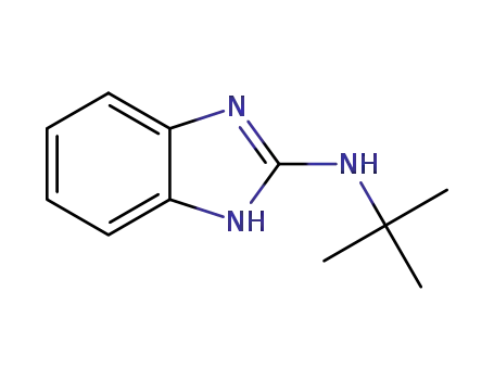 Molecular Structure of 1438395-75-5 (N-tert-butyl-1H-benzo[d]imidazol-2-amine)