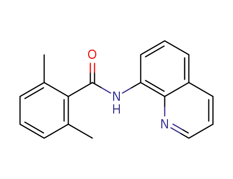 Molecular Structure of 1609401-42-4 (2,6-dimethyl-N-(quinolin-8-yl)benzamide)