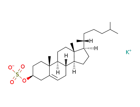 Molecular Structure of 6614-96-6 (Cholesteryl sulfate potassium salt)