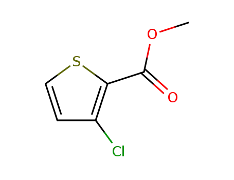 Molecular Structure of 88105-17-3 (METHYL 3-CHLOROTHIOPHENE-2-CARBOXYLATE)
