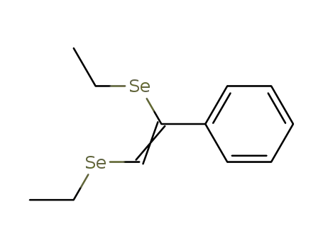 Molecular Structure of 95494-85-2 (1,2-bis(ethylseleno)-1-phenylethene)