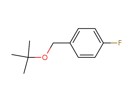 Molecular Structure of 72390-20-6 (Benzene, 1-[(1,1-dimethylethoxy)methyl]-4-fluoro-)
