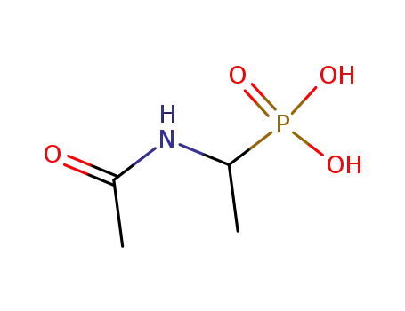 Molecular Structure of 132685-14-4 (Phosphonic acid, [1-(acetylamino)ethyl]-)