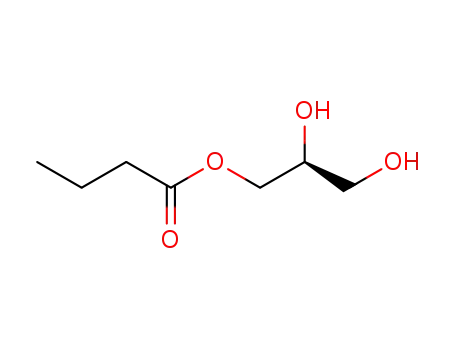 Molecular Structure of 126254-87-3 ((S)-2,3-dihydroxypropyl butyrate)