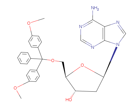 5-(6-aminopurin-9-yl)-2-[[bis(4-methoxyphenyl)-phenylmethoxy]methyl]oxolan-3-ol