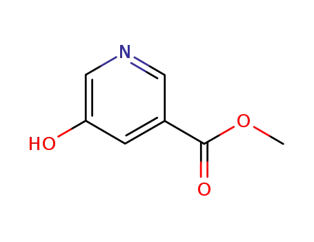 Molecular Structure of 30766-22-4 (Methyl 5-hydroxynicotinate)