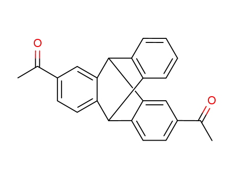 Molecular Structure of 140245-69-8 (2,7-diacetyltriptycene)