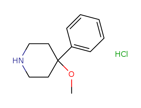 Piperidine,4-methoxy-4-phenyl-, hydrochloride (1:1)