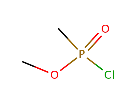 Molecular Structure of 1066-52-0 (Phosphonochloridic acid, methyl-, methyl ester)
