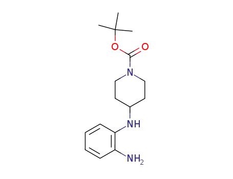 Molecular Structure of 79099-00-6 (TERT-BUTYL 4-(2-AMINOPHENYLAMINO)PIPERIDINE-1-CARBOXYLATE)