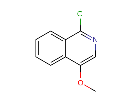 Molecular Structure of 3336-60-5 (1-CHLORO-4-METHOXYISOQUINOLINE)