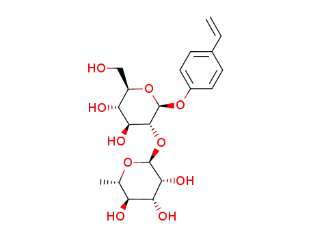 2-[2-(4-Ethenylphenoxy)-4,5-dihydroxy-6-(hydroxymethyl)oxan-3-yl]oxy-6-methyloxane-3,4,5-triol