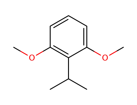 Molecular Structure of 16700-61-1 (Benzene, 1,3-dimethoxy-2-(1-methylethyl)-)