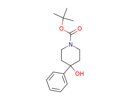 Molecular Structure of 172734-33-7 (1-N-BOC-4-HYDROXY-4-PHENYLPIPERIDINE)