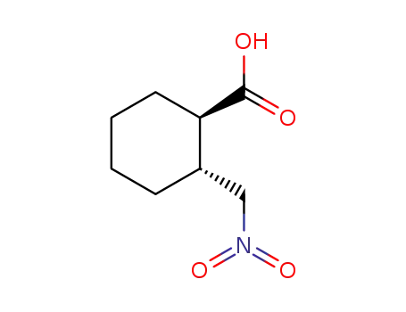 Molecular Structure of 1292320-69-4 ((1R,2R)-2-(nitromethyl)cyclohexane-1-carboxylic acid)